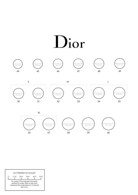 dior ring|dior ring size chart.